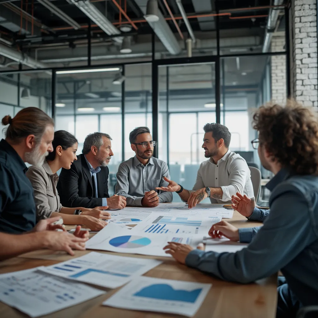 Equipo de consultores financieros en Argentina